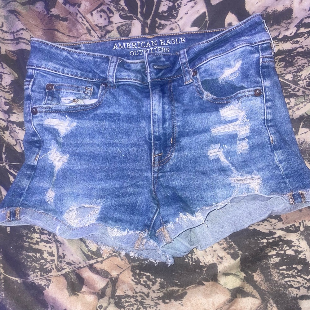 American Eagle Outfitters Blue Denim Shorts